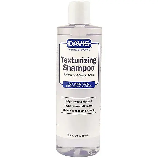 Шампунь Davis Texturizing Shampoo Девіс для жорсткої та об'ємної шерсті у собак і котів (концентрат) 355 мл (TEXS12)