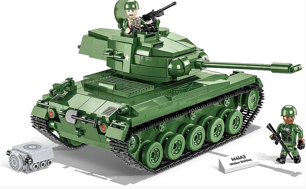 Конструктор COBI M41A3 Walker Bulldog — Американский танк 625 деталей. - фото 3