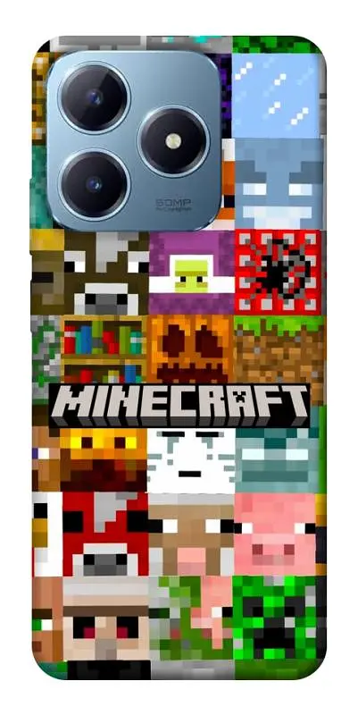 Чохол Demsky Minecraft collage для Realme C63 4G