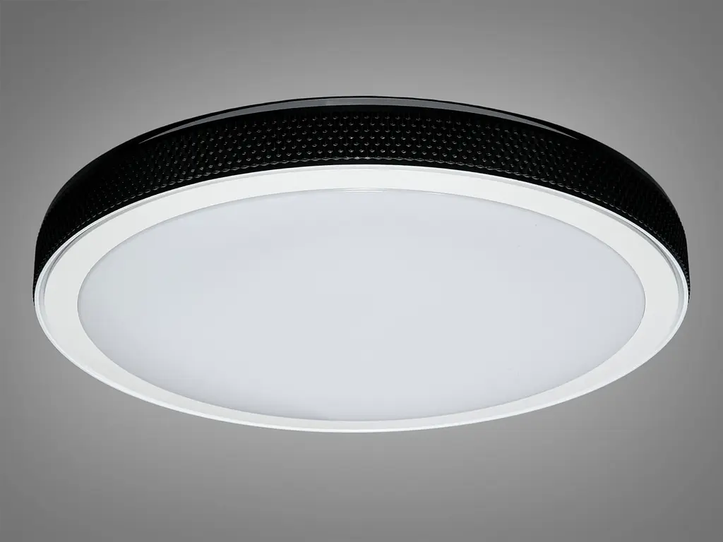 Смарт-люстра кругла LED Diasha YR-500BLACK 72Вт, без пульта, для коридору, спальні, кухні, офісу, IP20 - фото 3