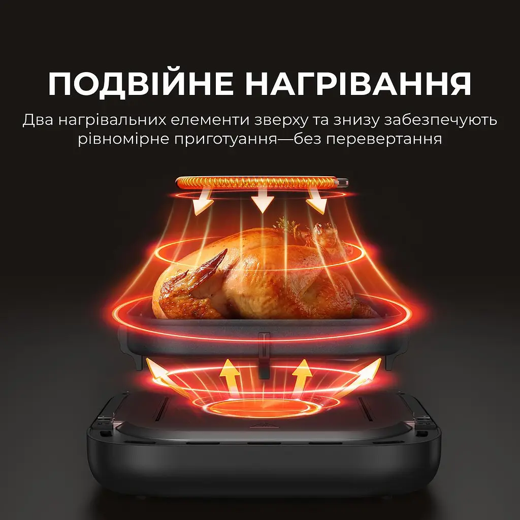 Мультипіч Mova AeroChef FD10s Pro Чорний (VFF12A-BL-S) - фото 3