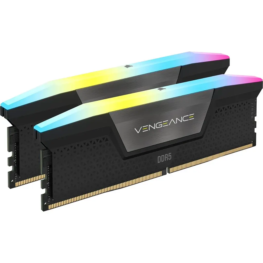 Модуль пам'яті DDR5 Corsair Vengeance RGB 2x16GB 6000MHz Black (CMH32GX5M2E6000C36) [173655] - фото 2