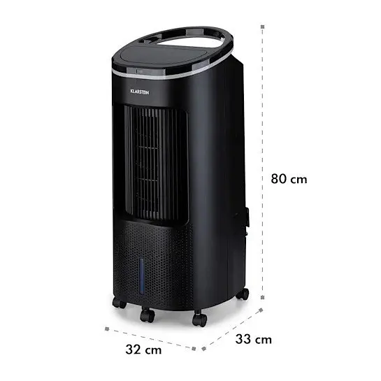 Охладитель воздуха Klarstein IceWind Plus 4-в-1 330 м3/ч Черный (10035785) - фото 8