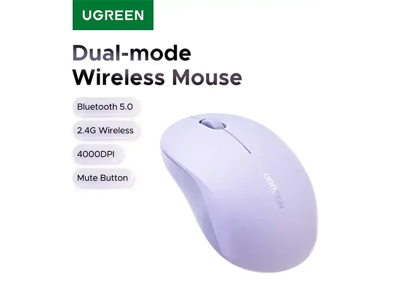 Миша UGREEN M331 Purple (UGR-65626) - фото 2