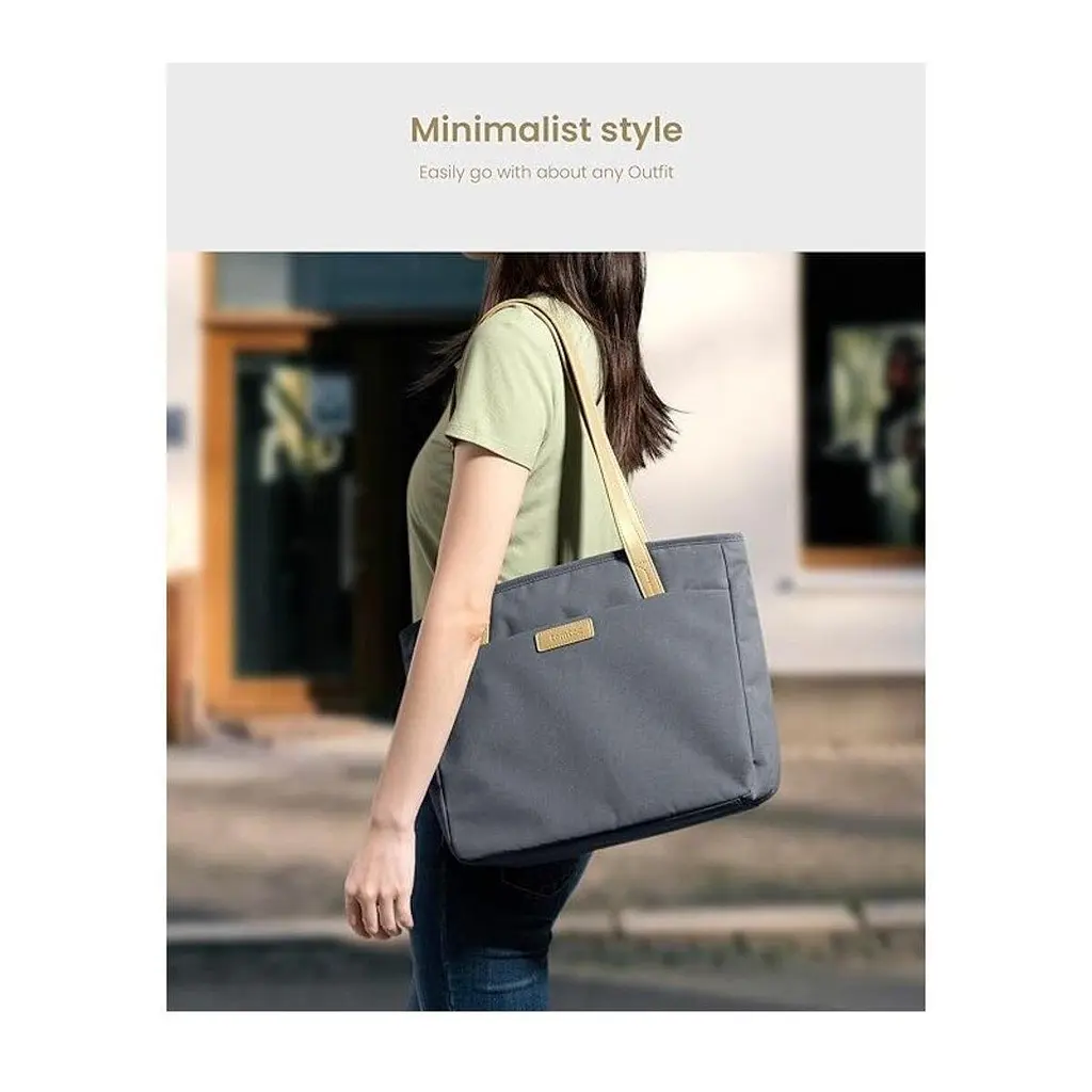 Сумка для ноутбука Tomtoc Versatile-T23 Laptop Tote Bag Grayish Blue 16 Inch/18L T23L1B1 - фото 5