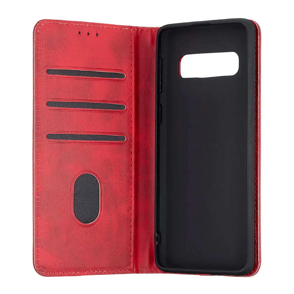 Чохол-книжка Premium Samsung S10 (G973) Dark Red - фото 2