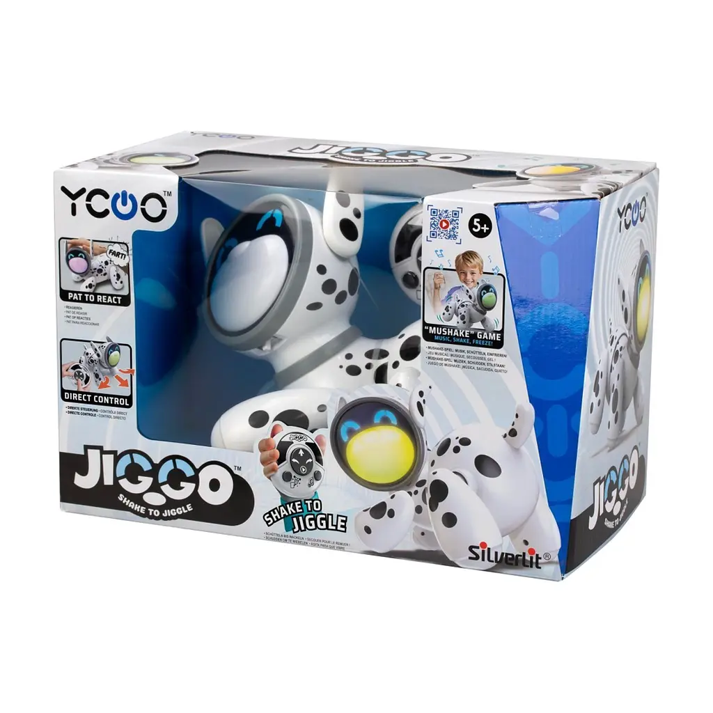 Интерактивная игрушка Silverlit робот-собака Jiggo (88497) - фото 7