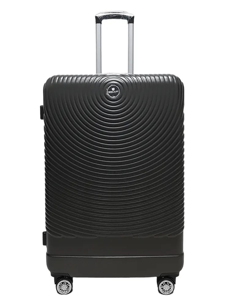 Валіза велика L ABS-пластик Worldline Airtex 652 78×52×34см 128л Сірий