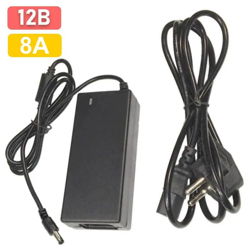 Блок живлення для камер відеоспостереження 12 вольт 8 Ампер 96W OEM PLC-96-12 (101019) - фото 2