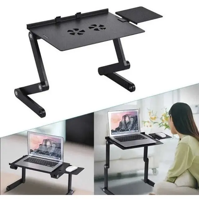 Многофункциональный столик-трансформер для ноутбука Laptop Table T8 с охлаждением - фото 4