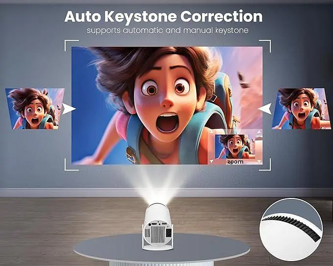 Проектор Magcubic HY300 Pro White 4K, домашній кінотеатр Magcubik - фото 4
