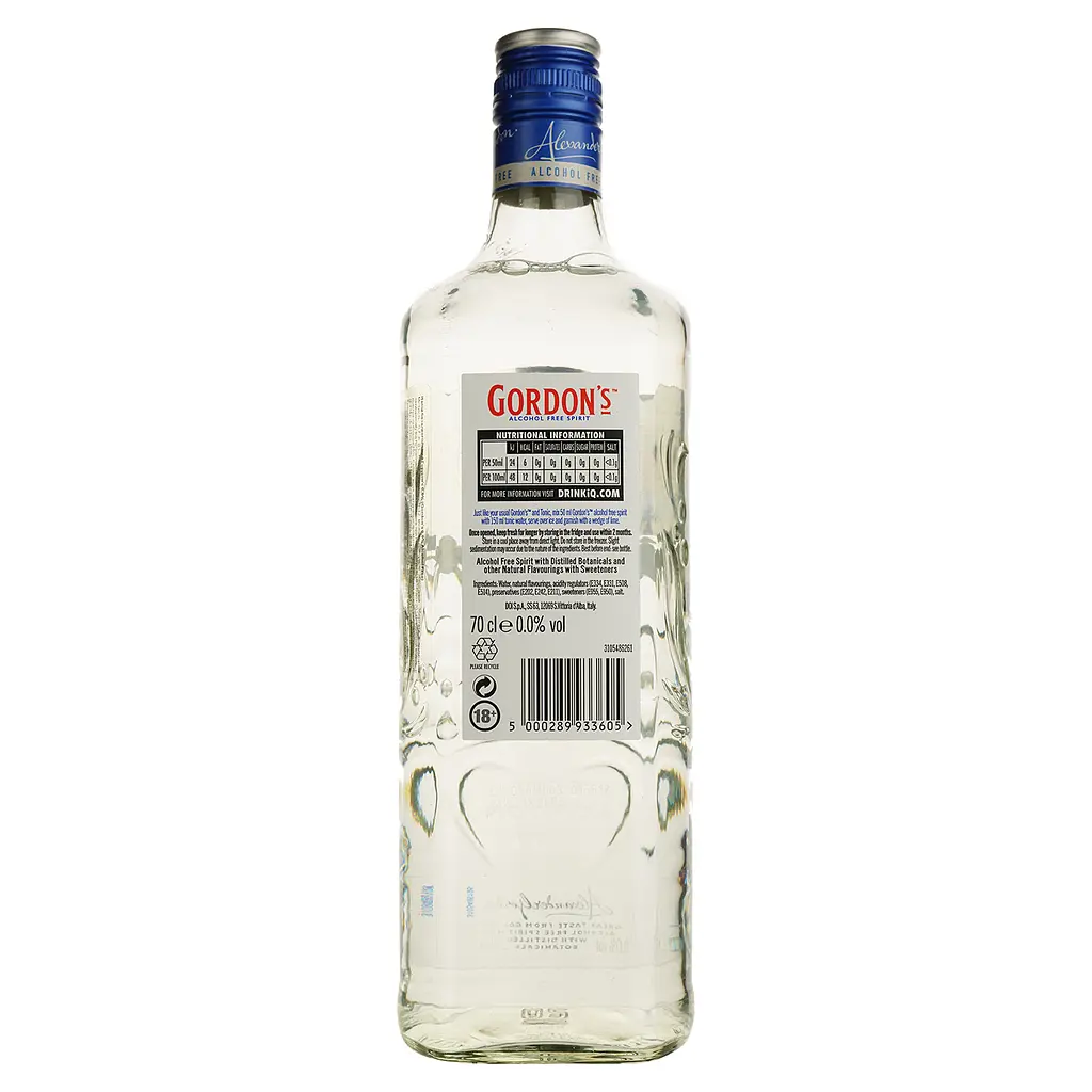 Джин безалкогольный Gordon's Alcohol Free 0% 0.7 л - фото 2