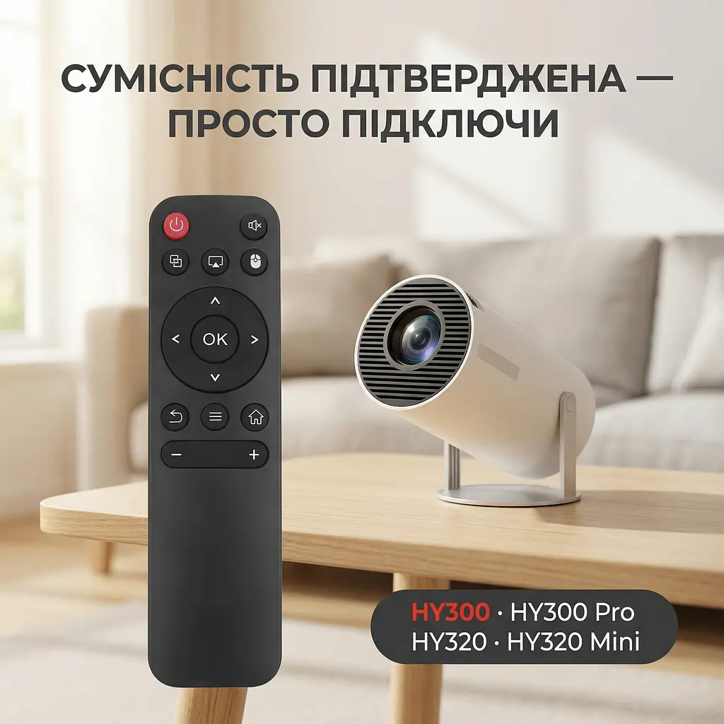 Пульт ІЧ для проектора HY300, HY300 Pro, HY320 mini, HY320 - фото 2