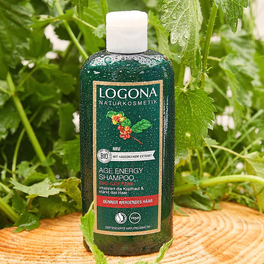БИО-Шампунь Укрепление и рост для волос с возрастными изменениями с кофеином Logona 250 мл - фото 2
