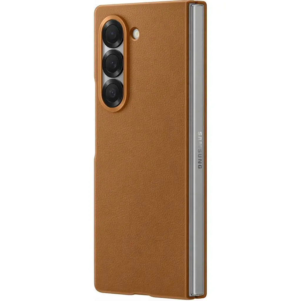 Чохол Epik Leather Case для Samsung Galaxy Fold6 Brown AAA [113349] - фото 4