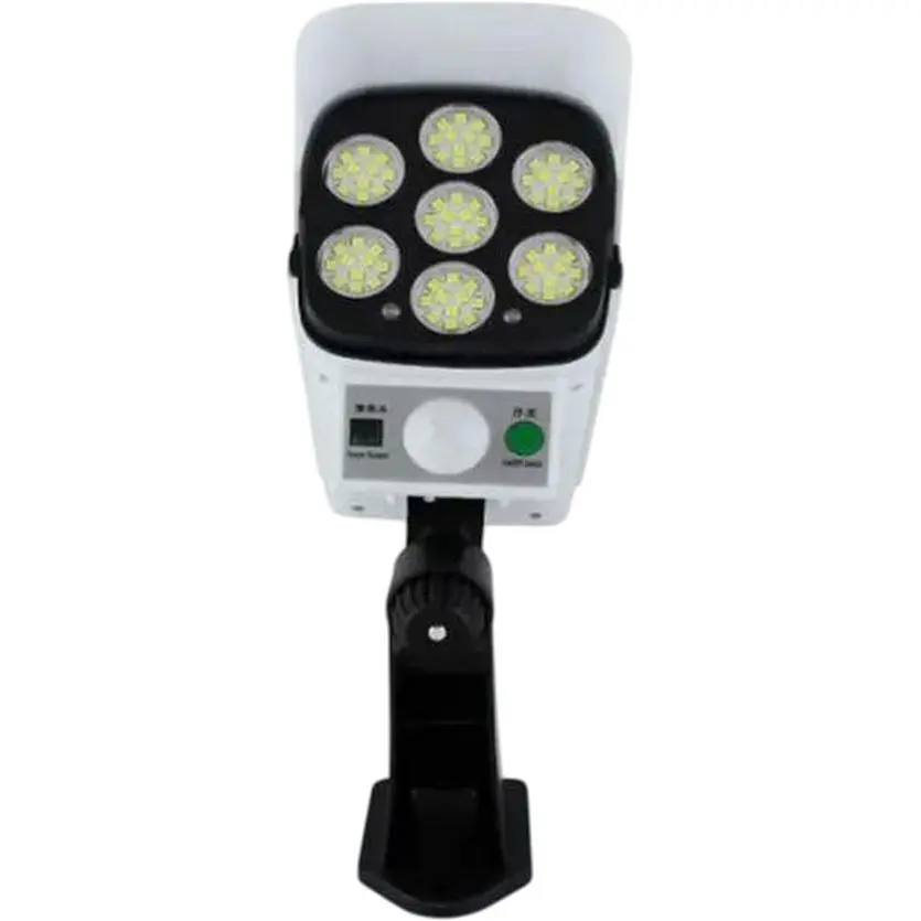 Фонарь-прожектор типа камеры QG-08 с солнечной панелью и датчиком движения уличный искусственный LED светильник с пультом (43681-_152) - фото 3