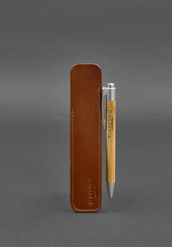 Кожаный чехол для ручки 2.0 Светло-коричневый - фото 3