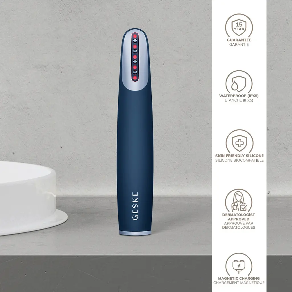 Масажер для обличчя GESKE Skin Firming Wand 7в1 Midnight (HB0431) [176852] - фото 5
