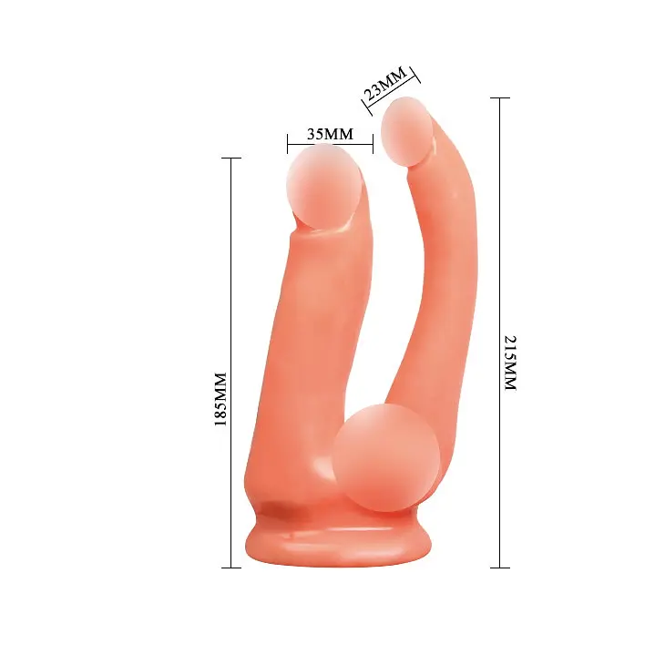 Подвійний страпон BAILE JESSICA Double Strap-on Vibrating Baile BW-022029 23734 - фото 2