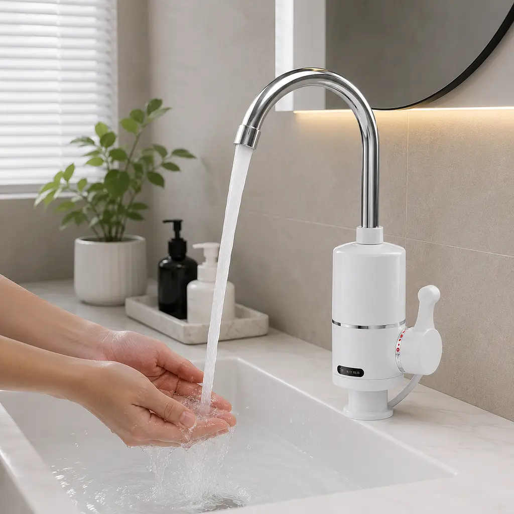 Водонагрівач Delimano WATER HEATER RX-004 / Кран-водонагрівач на нижнє підключення - фото 3
