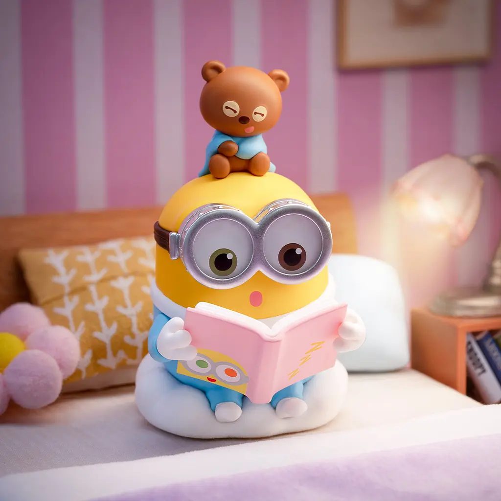 Іграшка-сюрприз з колекційною фігуркою Pop Mart Minions серія Bedtime Stories by Bob and Tim) (MBBT-01) - фото 4