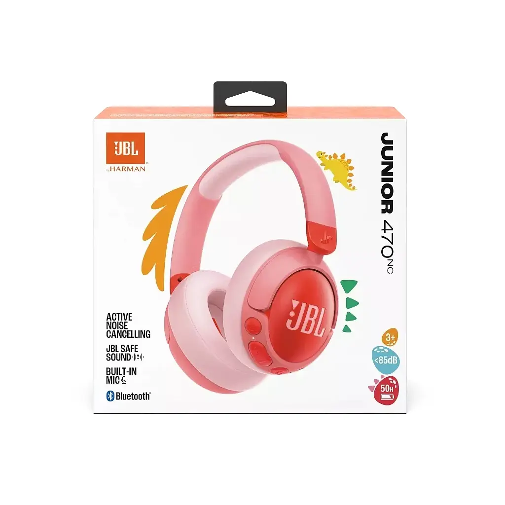 Навушники JBL JR 470 NC Pink (JBLJR470NCPIK) - фото 8