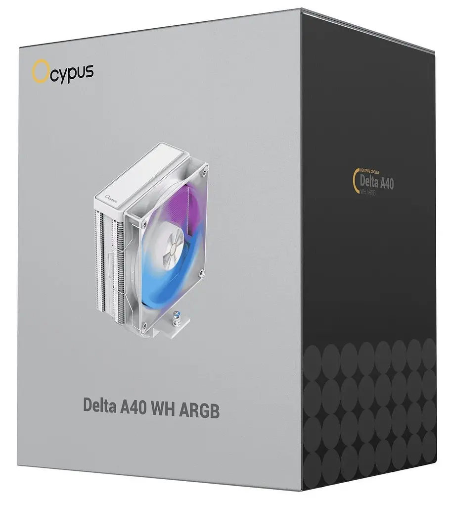 Кулер для процесора OCYPUS DELTA A40 WH ARGB (DELTA-A40-WH1NAWN00X-GL) - фото 9