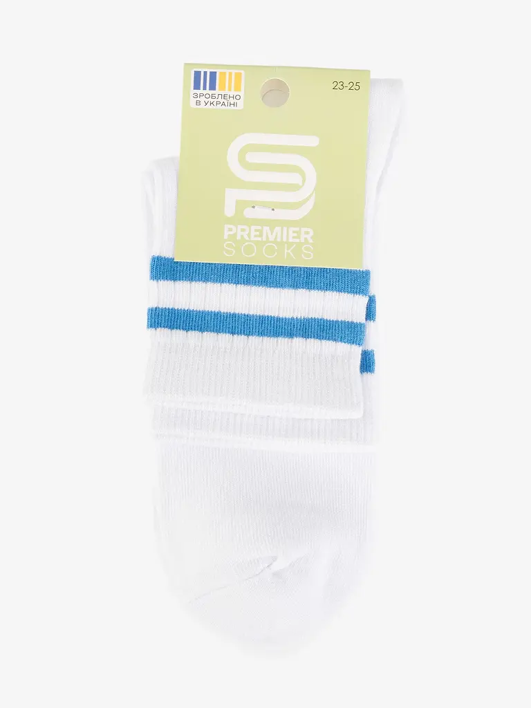 Шкарпетки високі для хлопчика PremierSocks 16Д-1J 23-25 Білий (4820203391691) - фото 3