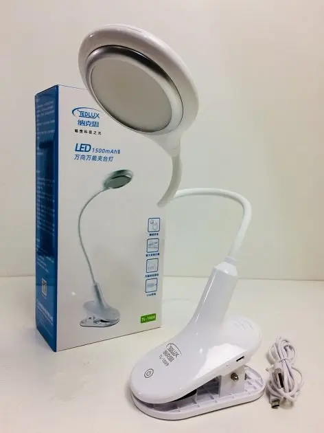 Світлодіодна настільна лампа USB гнучка на прищіпці TL 1009 - фото 2
