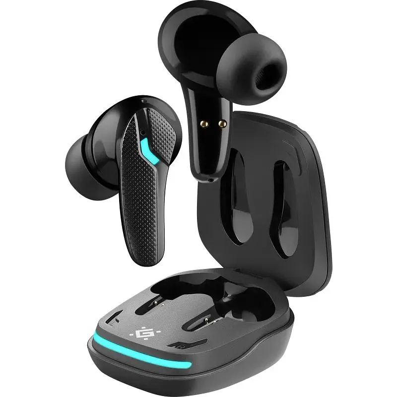 Гарнітура TWS ігрова Defender CyberDots 285 Bluetooth чорна (63285) - фото 6