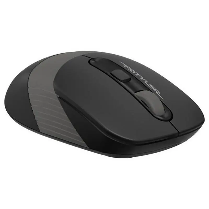 Миша бездротова A4Tech Fstyler FG10 (Grey), USB, колір чорний+сірий - фото 2