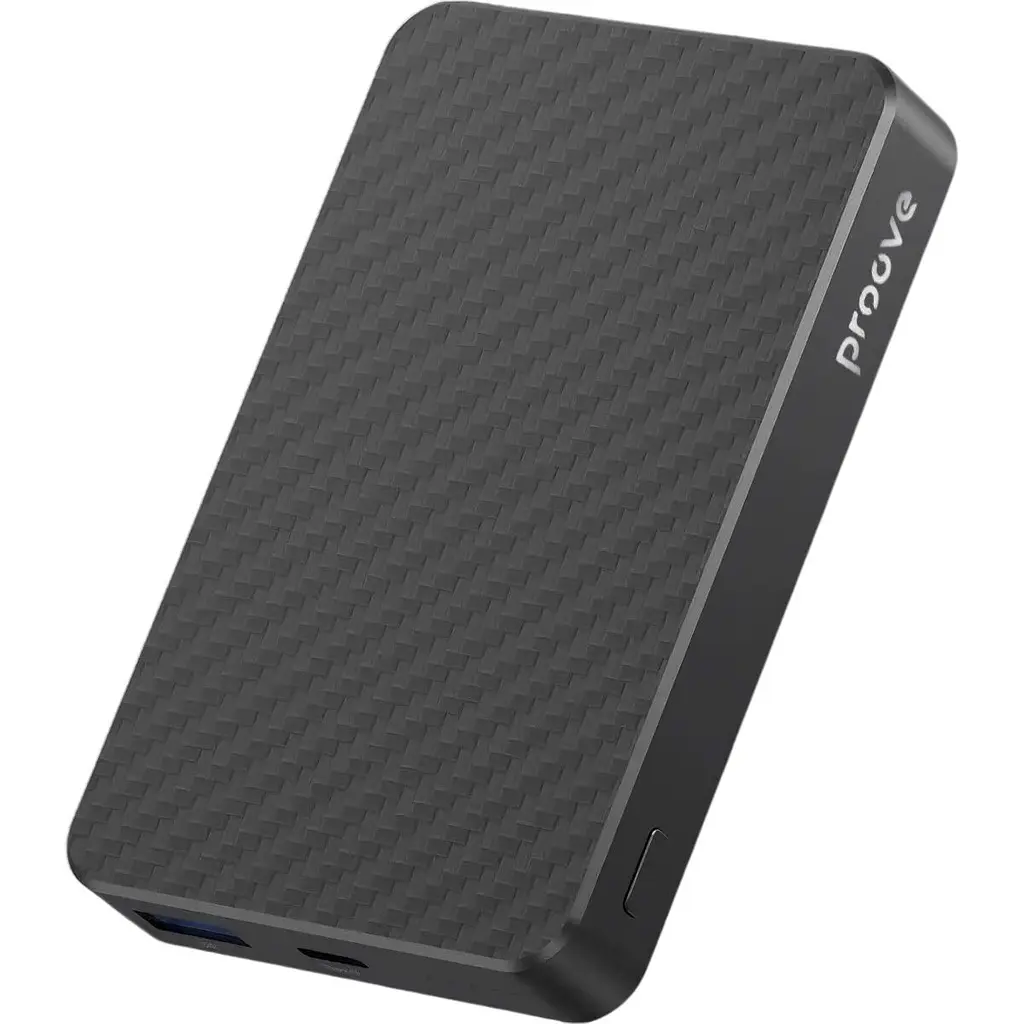 Зовнішній акумулятор Proove Carbon Slim 10000mAh 22.5W Black (PBCS22110001) [158559] - фото 3