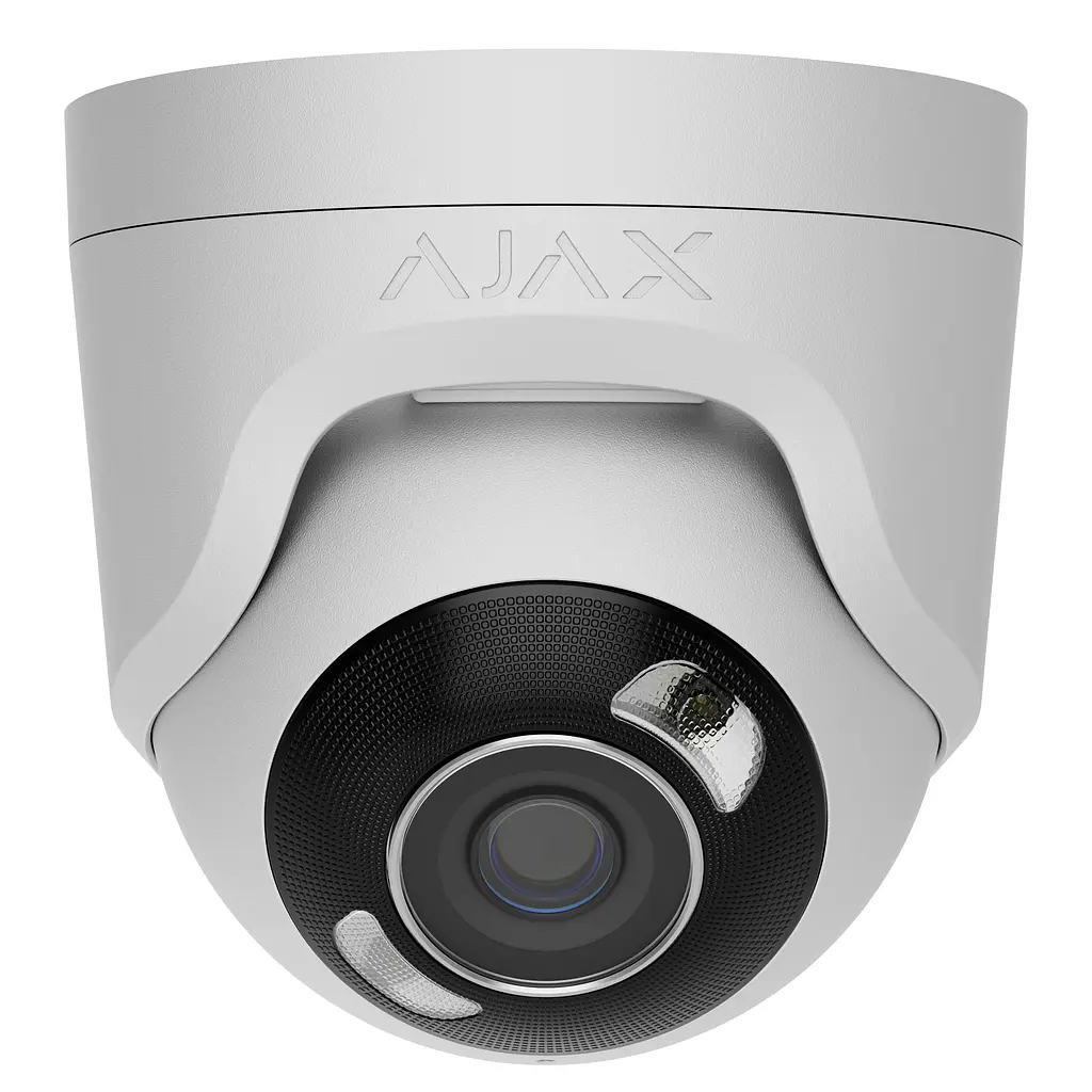 IP-камера проводная TurretCam HL white, 5мп, 2.8мм, гибридная подсветка IR 50м, белый Led 50м, Ajax teh0015963 - фото 2