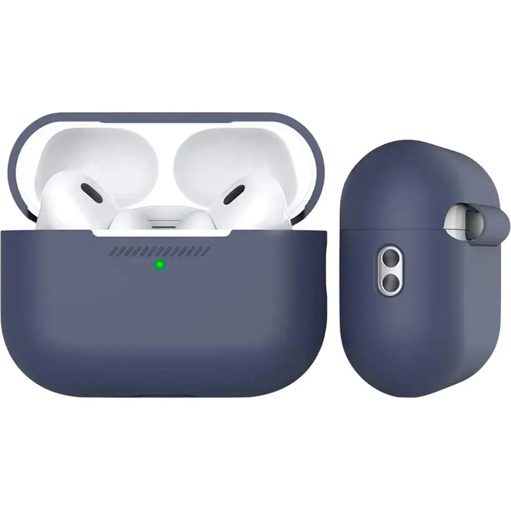 Чехол AhaStyle Colorful Silicone Case для AirPods Pro 2 Midnight Blue [CP-187-2-C-MB] [133838] - фото 2