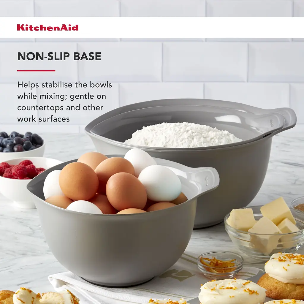 Набір мисок для змішування KitchenAid Coreline сірий 3 шт. (KQG175OSCGG) - фото 11