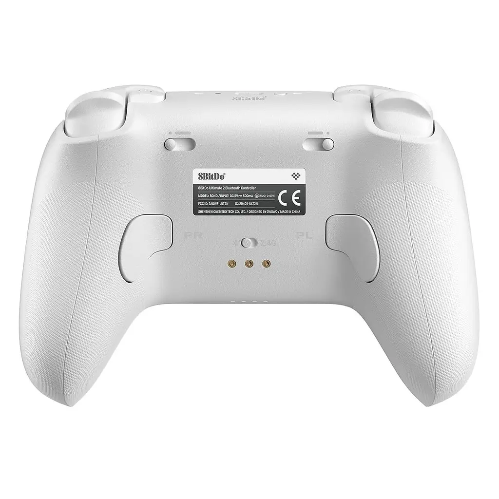 Геймпад 8BitDo Ultimate 2 Bluetooth Switch, Switch 2, ПК з Windows, TMR, Еффект Холла Білий - фото 3