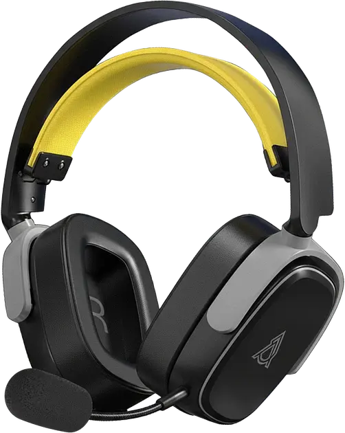 Навушники Ajazz AHM09 MAX Black Gray Yellow (AHM09-MAX-BGY) - фото 10
