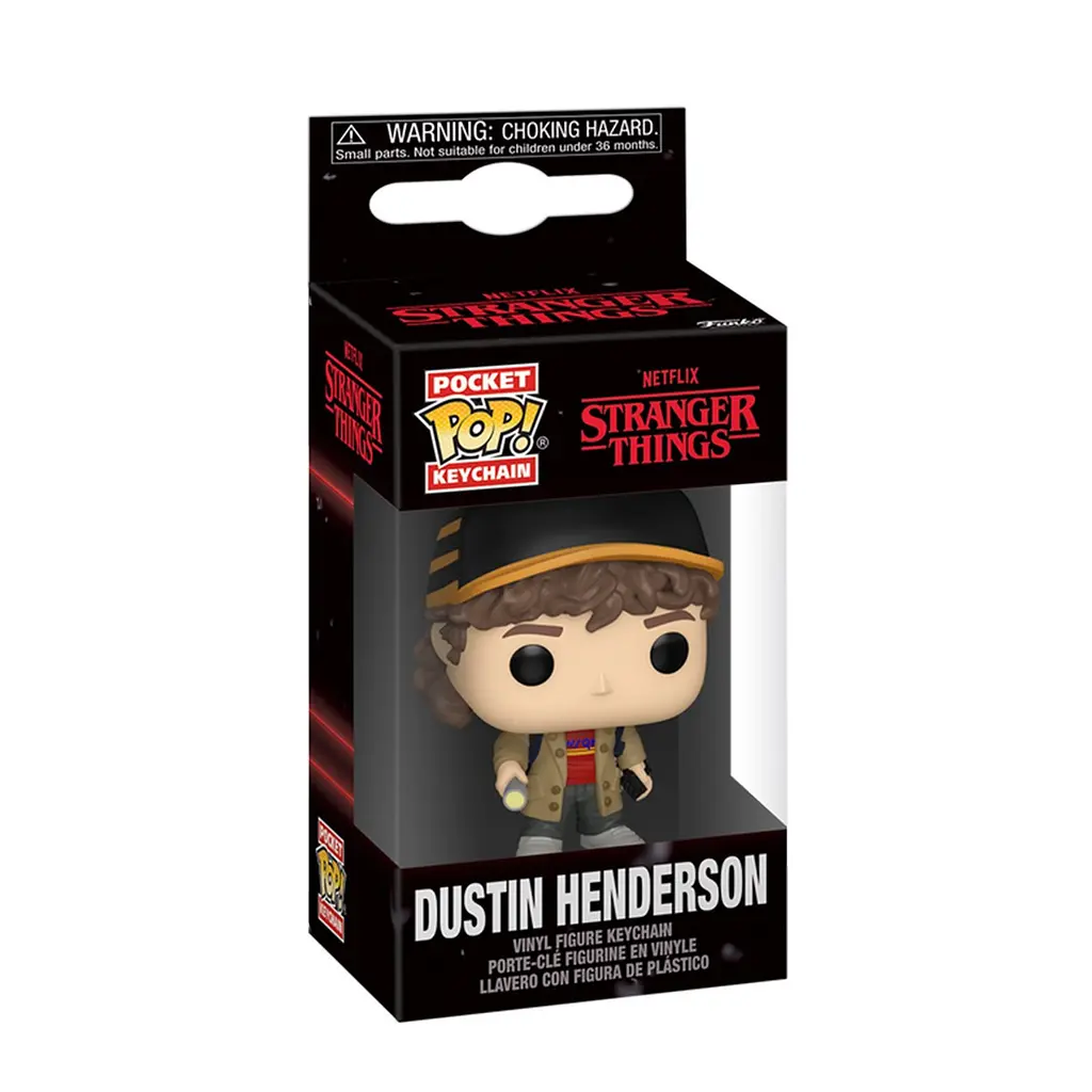Фігурка брелок Funko Pop Stranger Things Дуже дивні справи Dustin Дастін 4 см FK ST D 1781 - фото 3