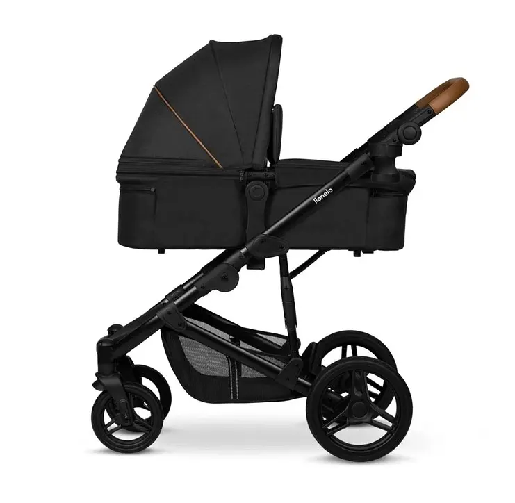 Универсальная коляска 2 в 1 Lionelo Mari Tour Black Onyx, черная (LO-MARI TOUR 2IN1 BLACK ONYX) - фото 8