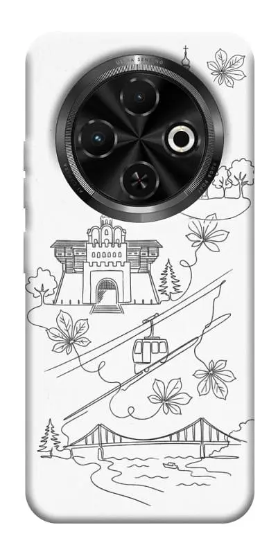 TPU чохол Demsky Kyiv spirit для TECNO Spark 30C