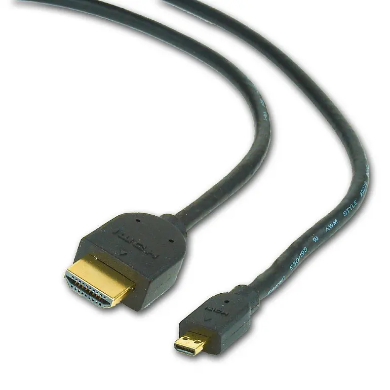 Кабель Cablexpert CC-HDMID-6 HDMI-microHDMI v.2.0 1.8м Black - фото 2