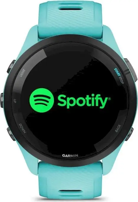 Смарт-годинник Garmin Forerunner 265 Black Bezel with Aqua Case and Aqua/Black Silicone Band (010-02810-12) - фото 4
