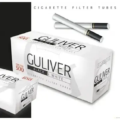 Гільзи для цигарок Guliver Black & White 8х15 мм 500 шт. - фото 4