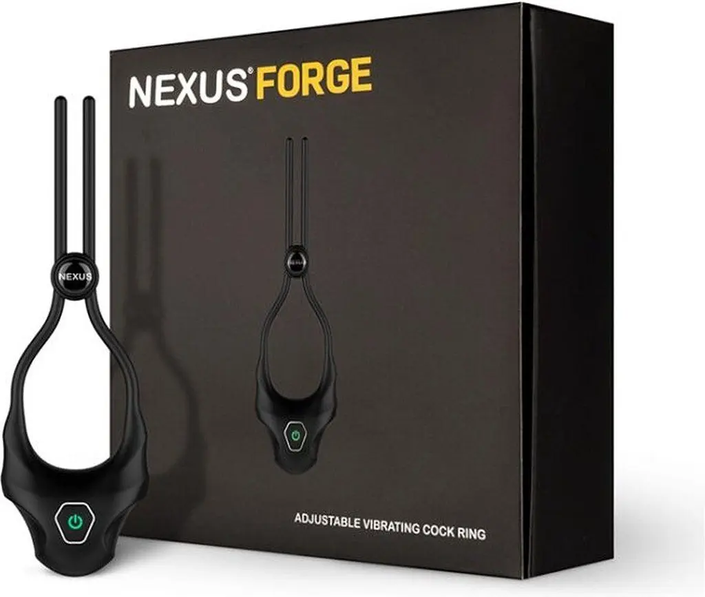 Ерекційне кільце Nexus Forge Vibrating Adjustable Lasso Black - фото 7