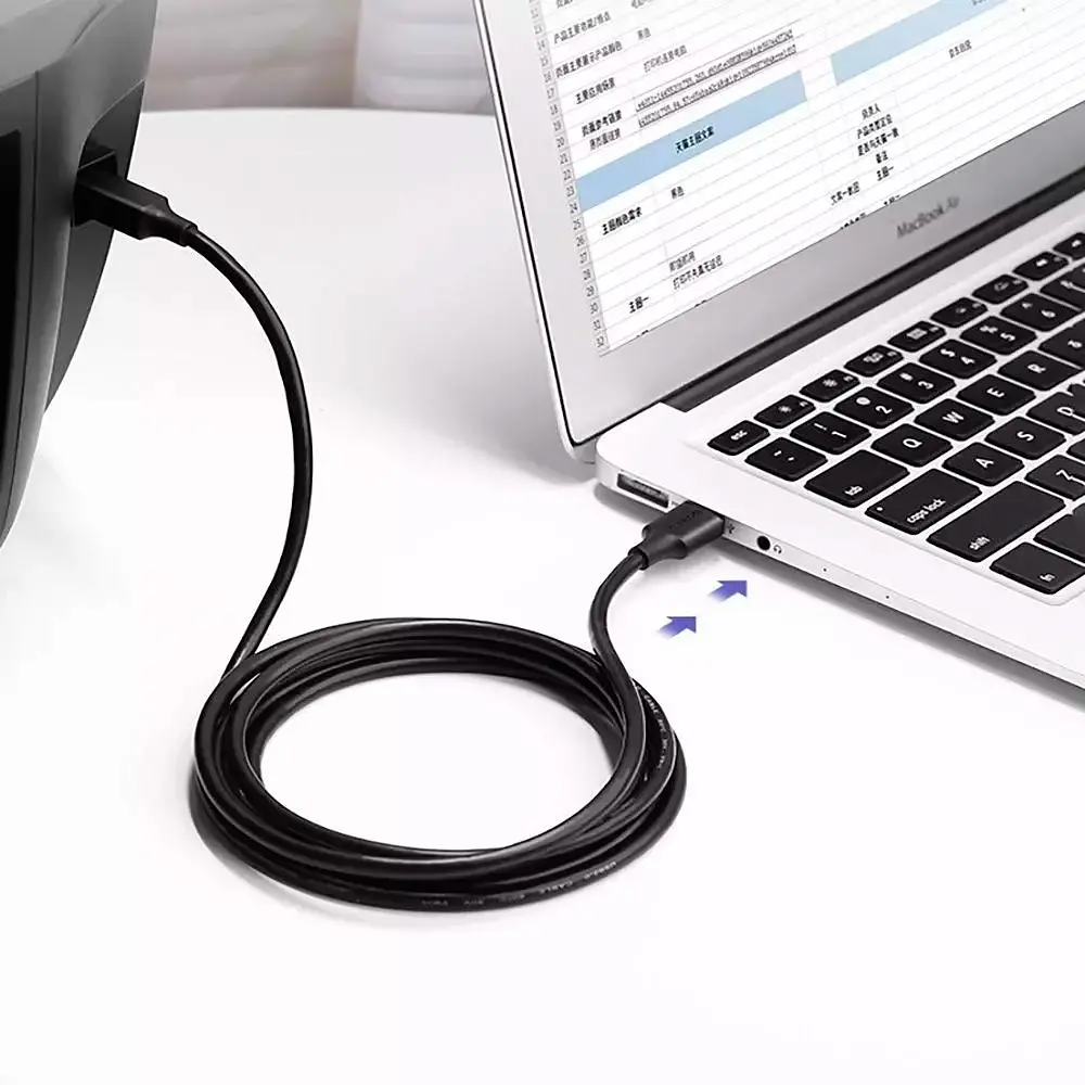 Кабель Ugreen US135 USB-A to USB-B 2m (20847) [171847] - фото 6