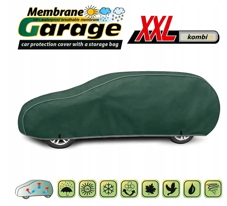 Тент автомобільний для Хечбека Універсала XXL 505 х 148 x 137 см Membrane Garage (5-4730-248-3050) - фото 3