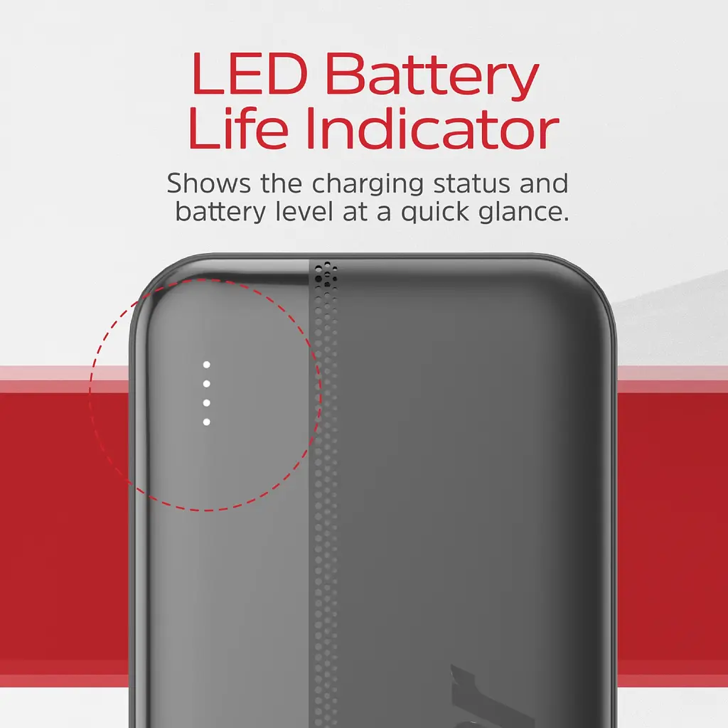 УМБ Energizer 10000mAh 15W, USB-А, 2хUSB-C Black - фото 7