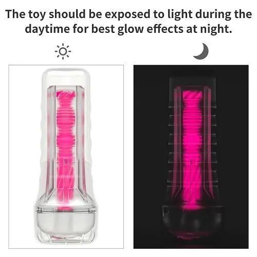 Мастурбатор Lovetoy Lumino Play Pink Glow 8.5 - фото 5