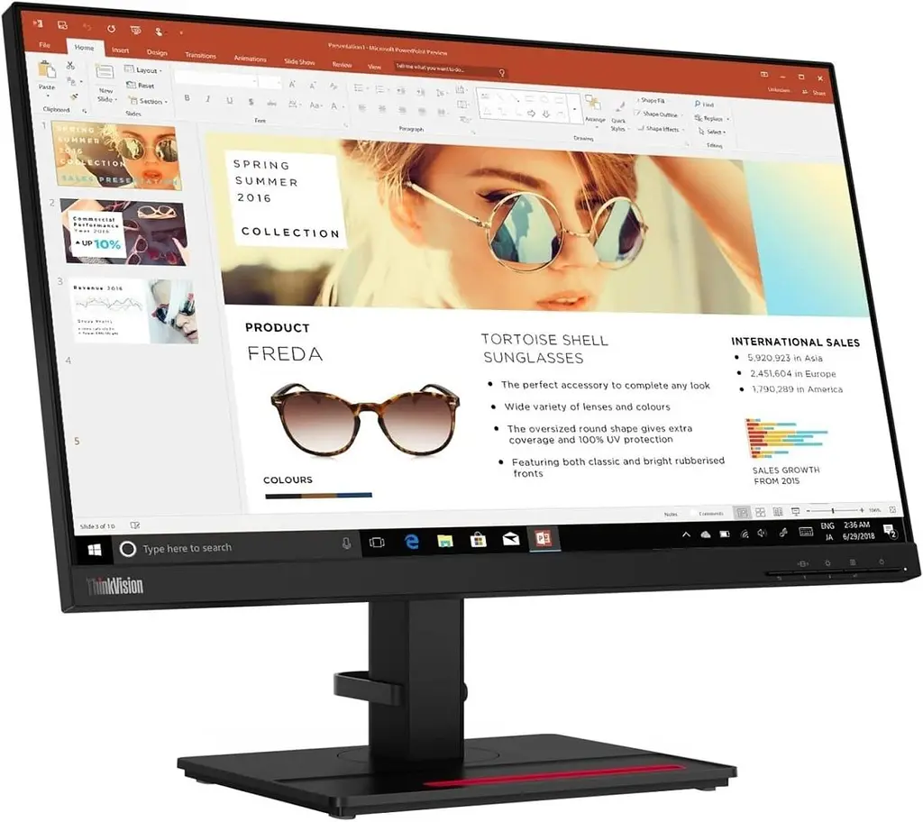 Б/У Монитор Lenovo P24h-2L (24"/IPS/QHD 2560х1440) - фото 2