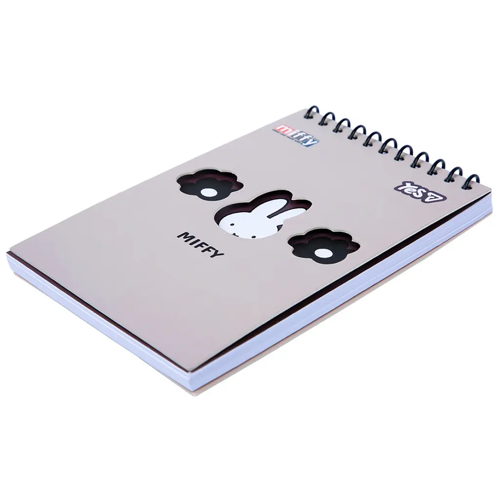 Блокнот Yes Miffy Flora 100x150 мм з фігурною висічкою 60 аркушів клітинка (152250) - фото 2